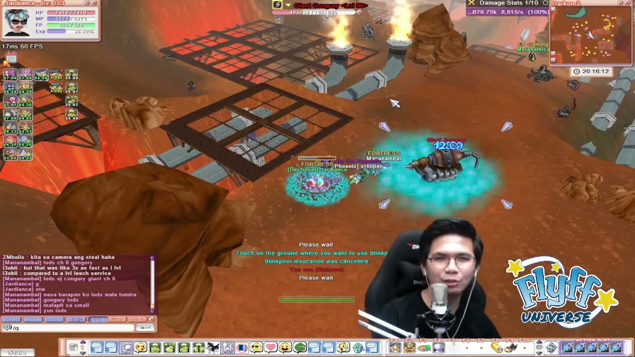 Flyff Universe - Elementor Boss Hunting!