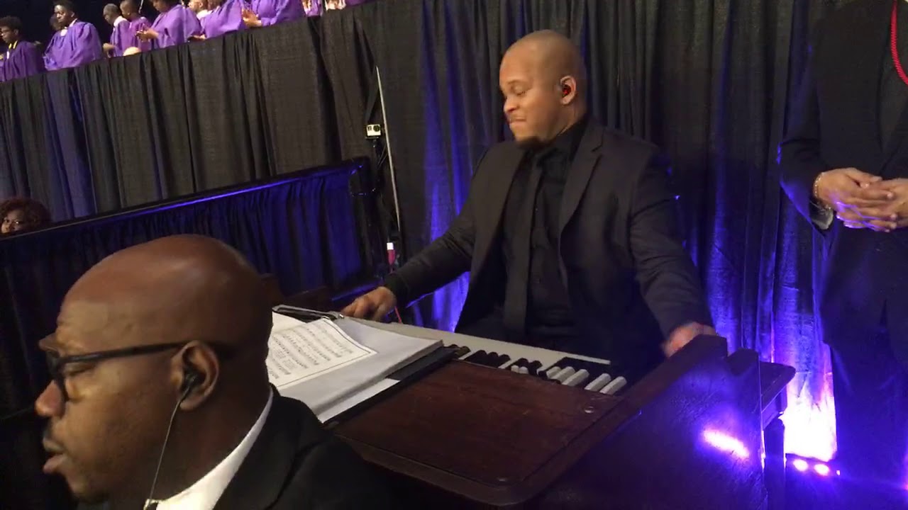 David Jackson behind Bishop Blake