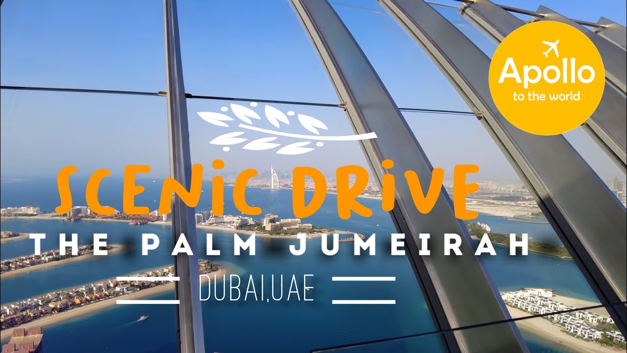 Scenic Afternoon Drive at The Palm Jumeirah, Dubai