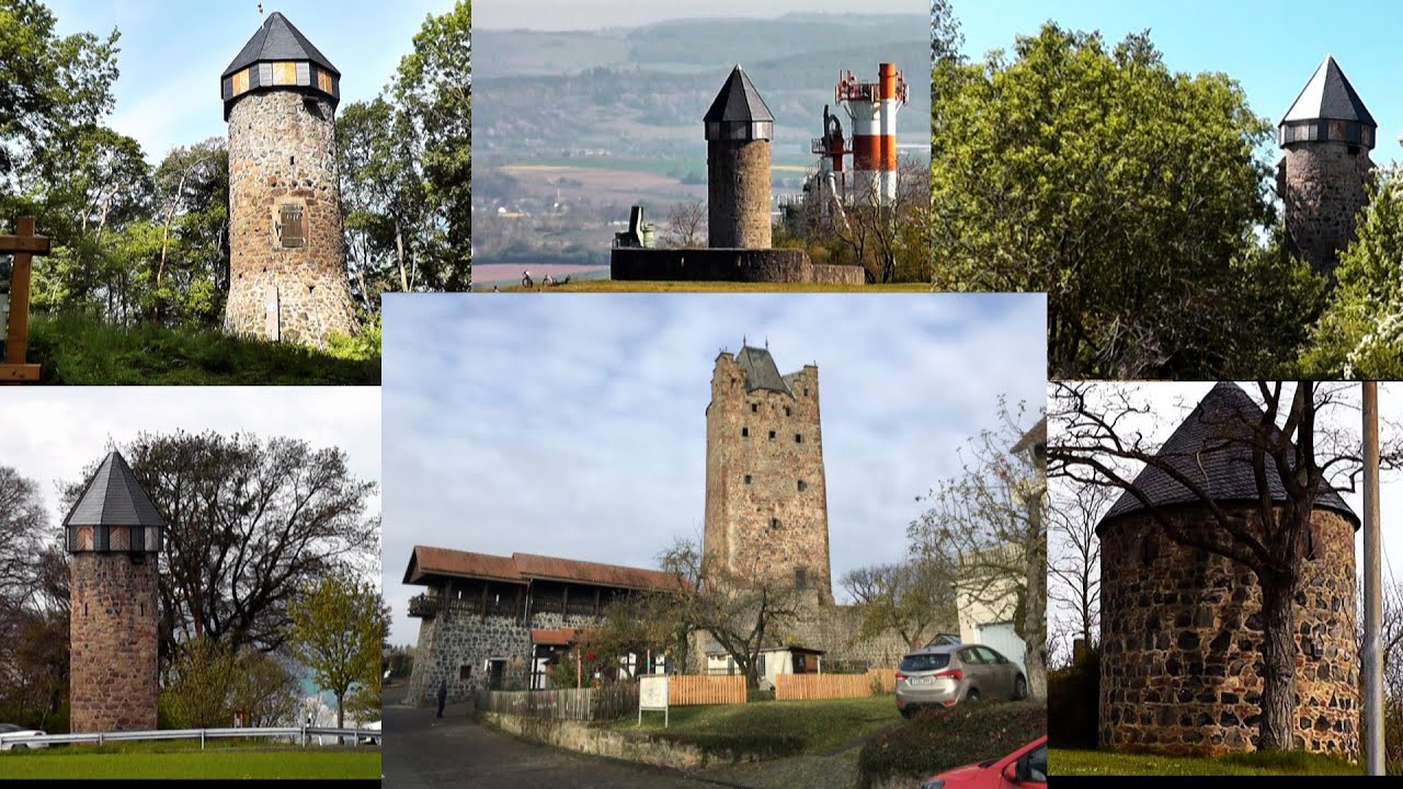 Fritzlar ein ausgekl&uuml;geltes Warnsytem rund um die Stadt die 5 Warten (Wachtt&uuml;rme) und der Graue Turm