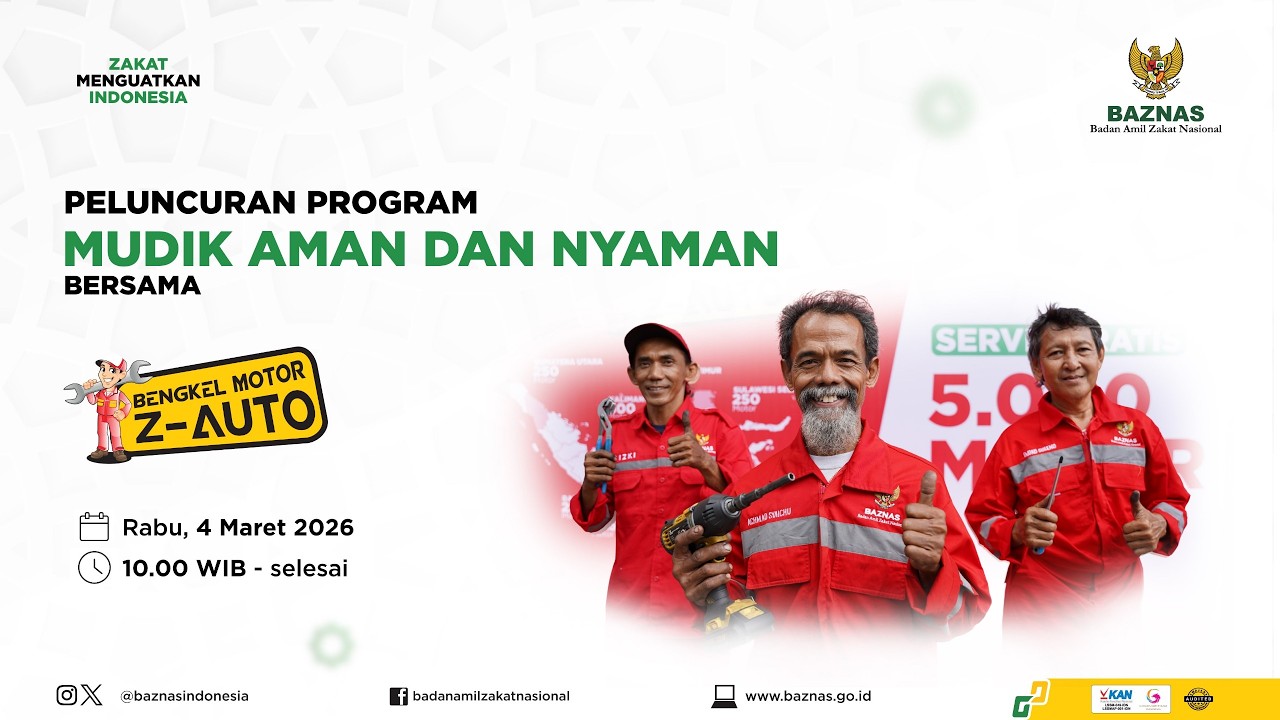 PELUNCURAN PROGRAM MUDIK AMAN DAN NYAMAN BERSAMA BENGKEL MOTOR Z-AUTO