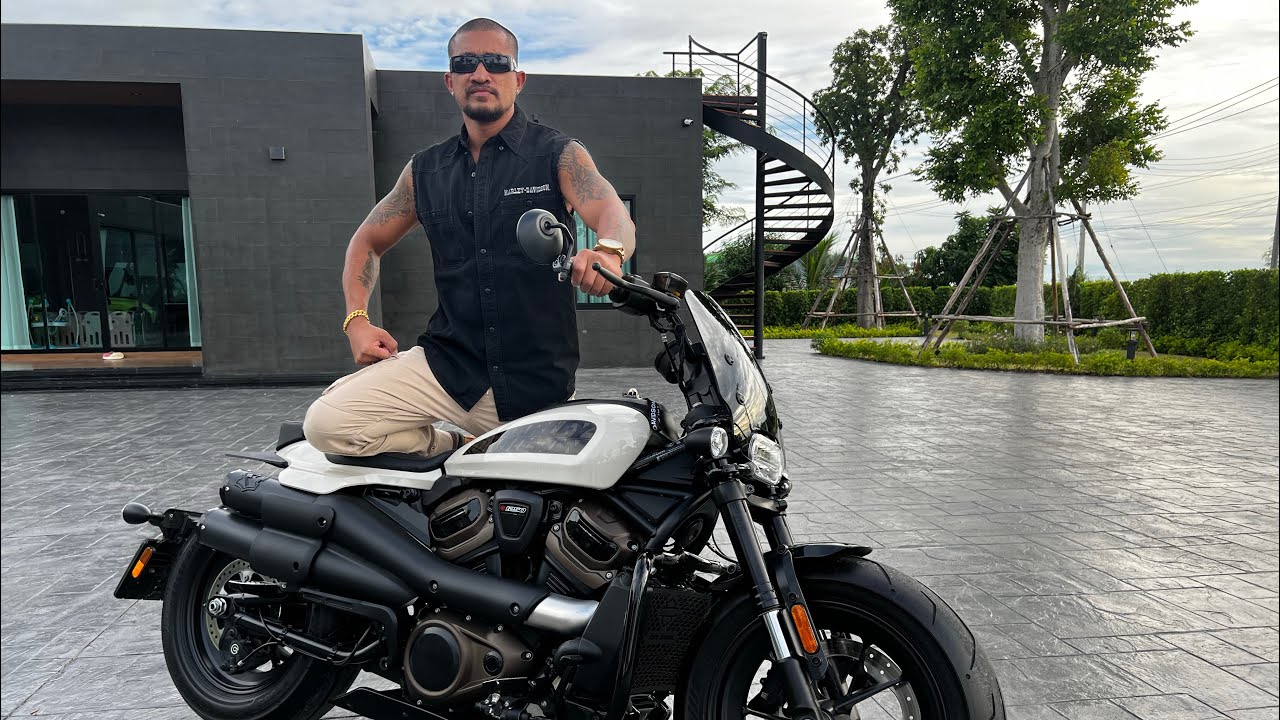 Sportster S สีขาวมาใหม่ แต่งเต็มวิ่ง2,000 โล