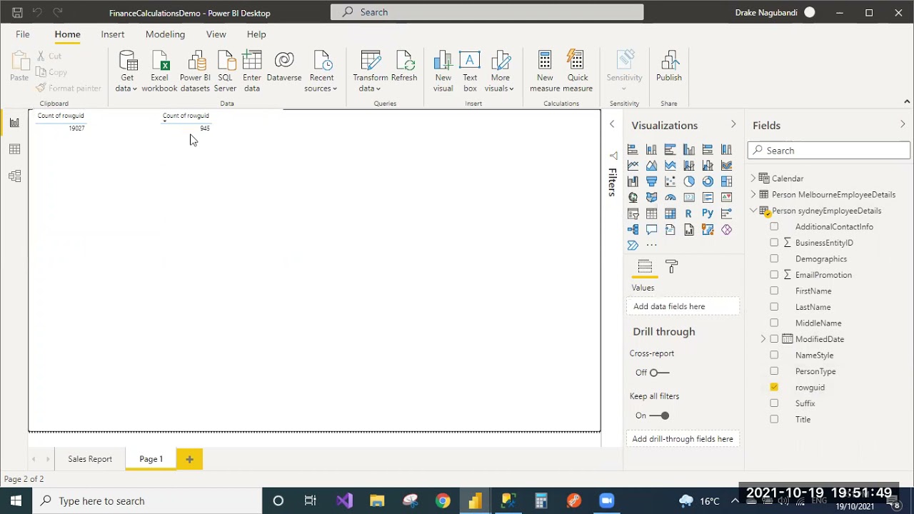 Append tables in PowerBI