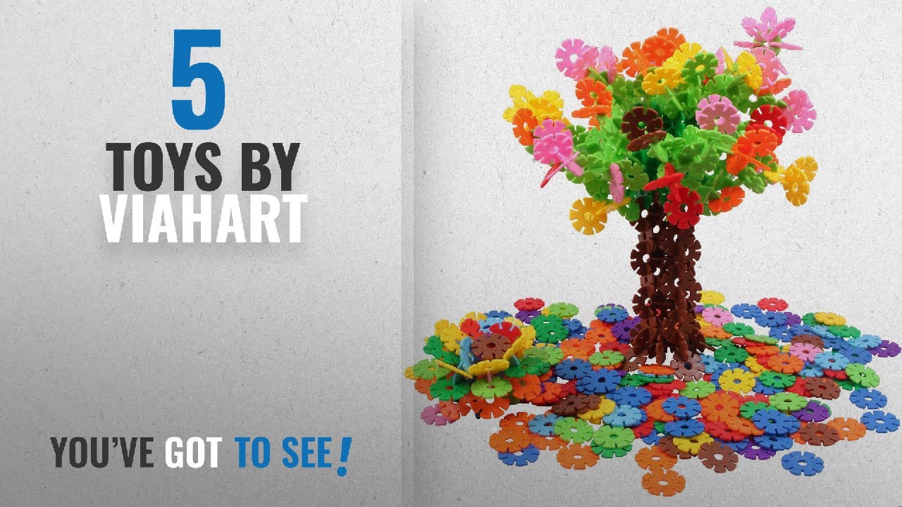 Top 10 Viahart Toys [2018]: VIAHART Brain Flakes 500 Piece Interlocking Plastic Disc Set | A
