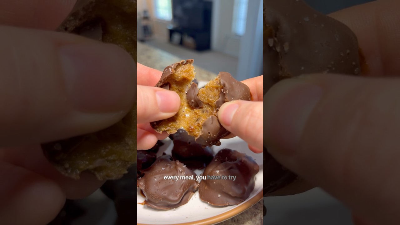 3 ingredient Date Caramels! #GlutenFree #Recipe in the comments. Enjoy! #chocolate #dates