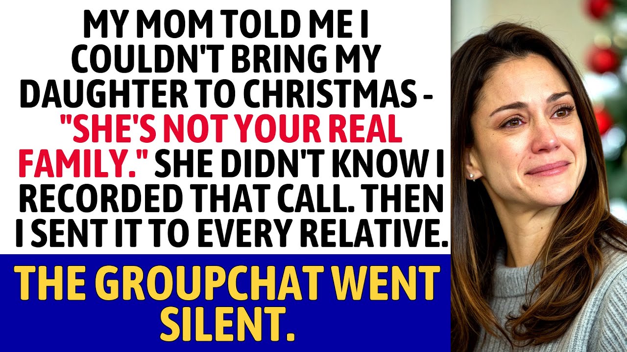 Mom Said My Daughter Couldn’t Come to Christmas — I Sent the Family a Recording Instead