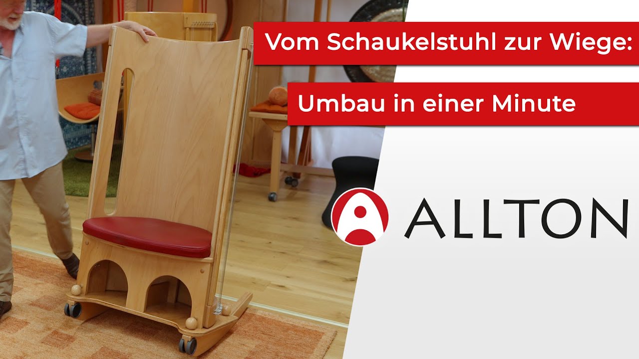 Der Klangmassage-Schaukelstuhl: Vom Klangstuhl zur Klangwiege | Umbau in einer Minute