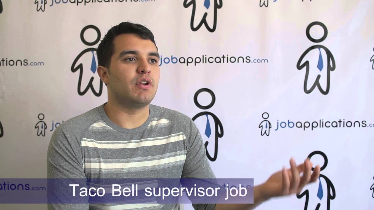 Taco Bell Interview - Supervisor