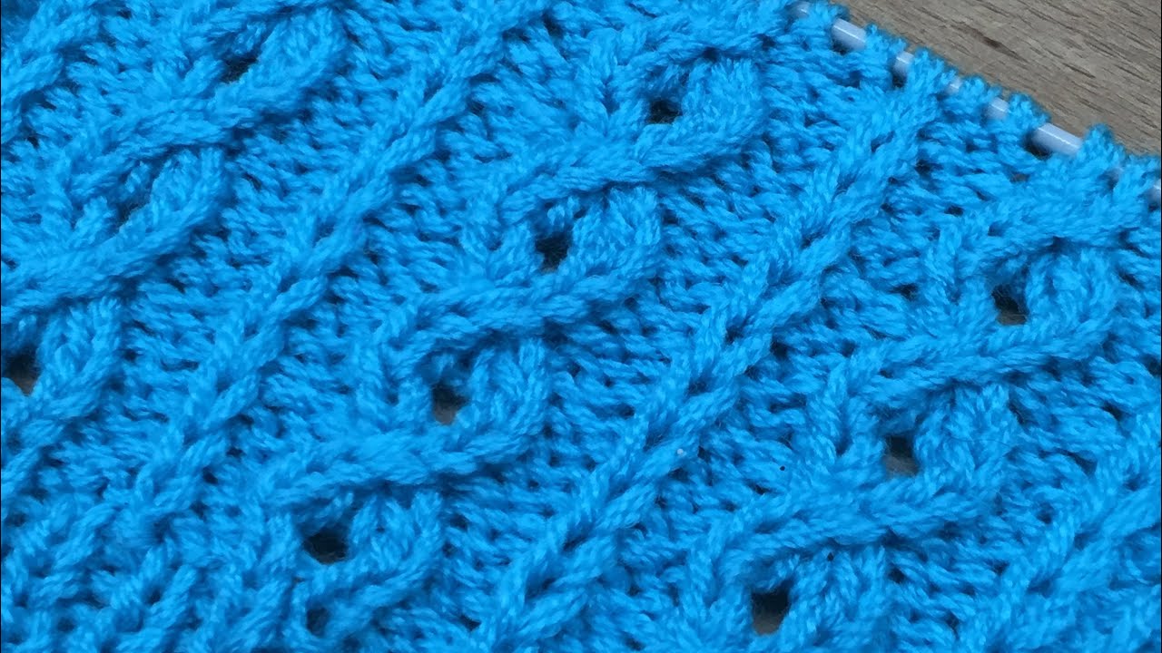 Very easy beatiful knitting pattern Şahane ve kolay bir örgü modeli Harika örgüler yapabilirsiniz