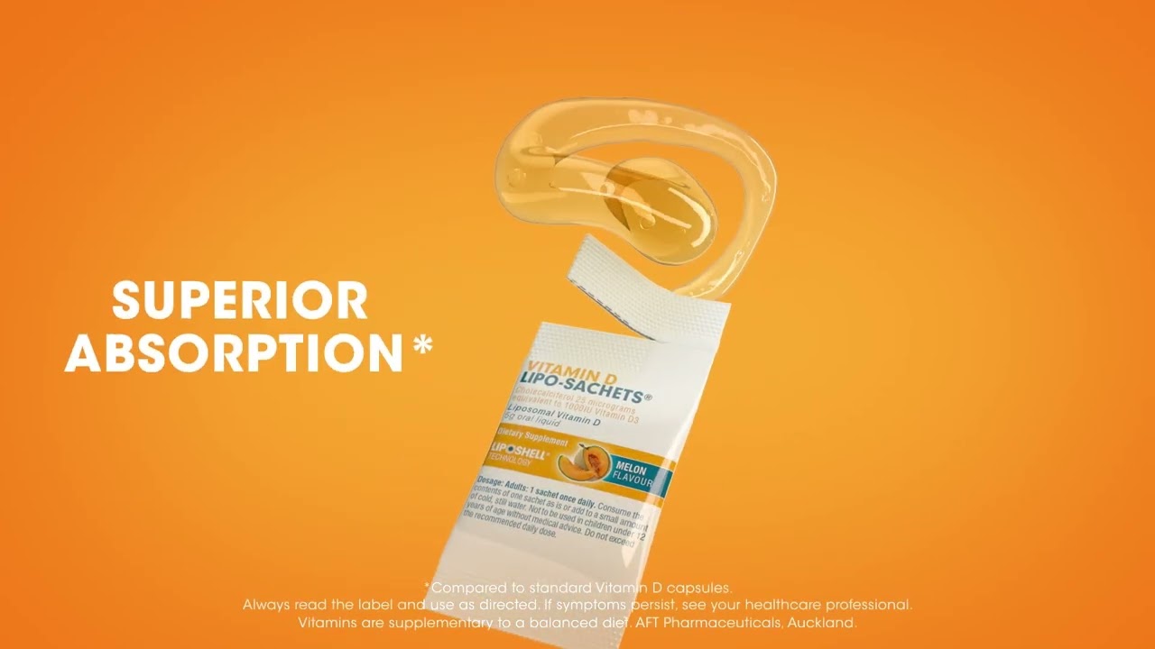 Vitamin D Lipo-Sachets animation