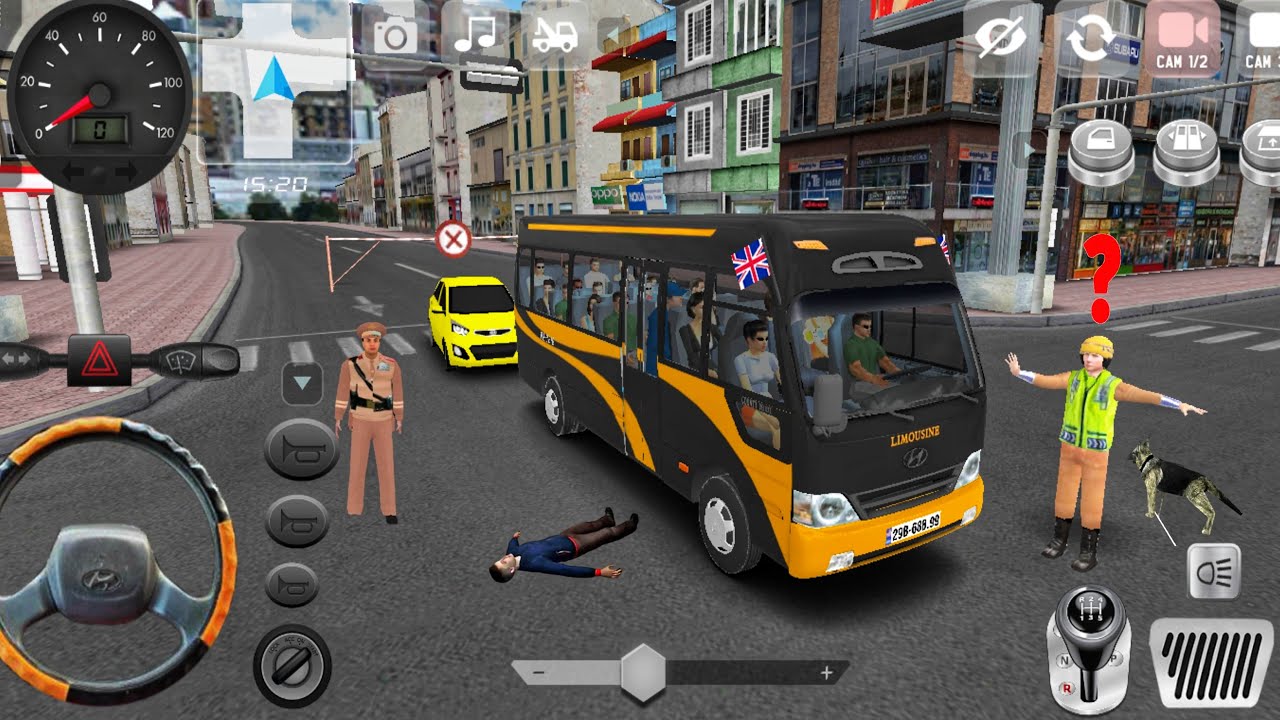 MiniBus Simulator Vietnam Mobile Game #1 Hyundai county van driving simulator 2021 - MiniBus Game
