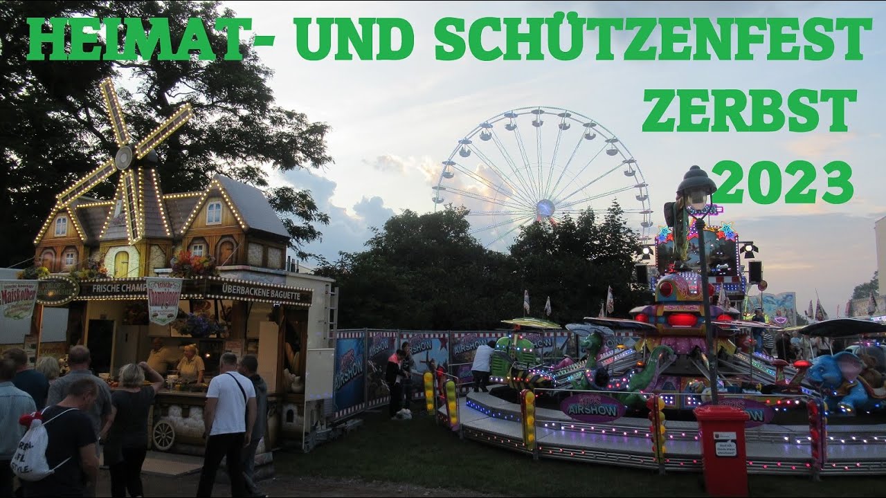 Zerbster Heimat-und Schützenfest 2023: Rundgang mit allen Attraktionen voller Power und Action