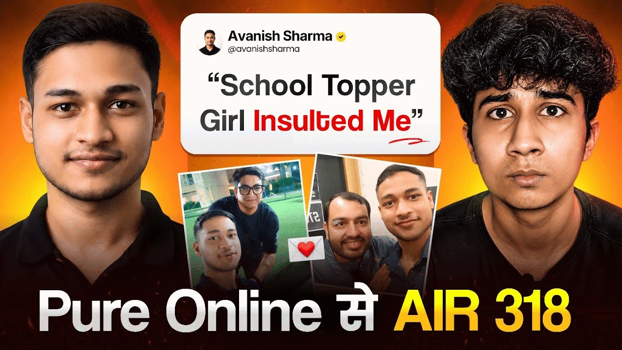 Average School Going Student Destroyed JEE Advanced 😯| Full Story of Avanish