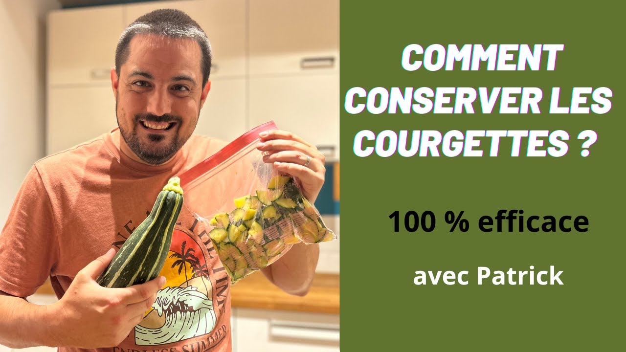 Comment congeler les courgettes ? Tuto complet !