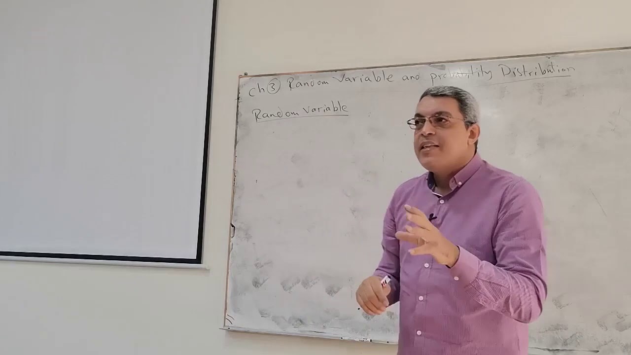 احتمالات وإحصاء | محاضرة 5 : Random Variables | د. أيمن جمعة | ثانية قوى وآلات كهربية