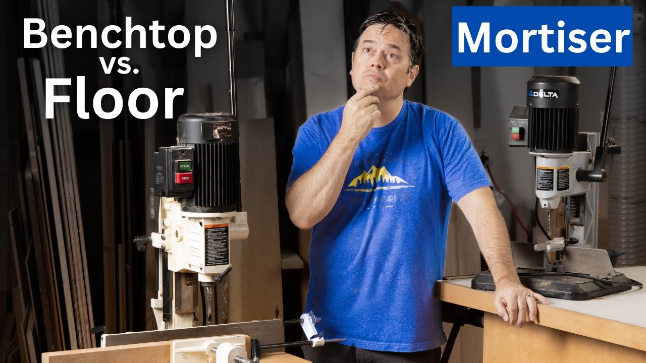 Mortiser Benchtop vs Floor Model Woodworking Hollow Chisel Mortising Tool Drill Square Holes