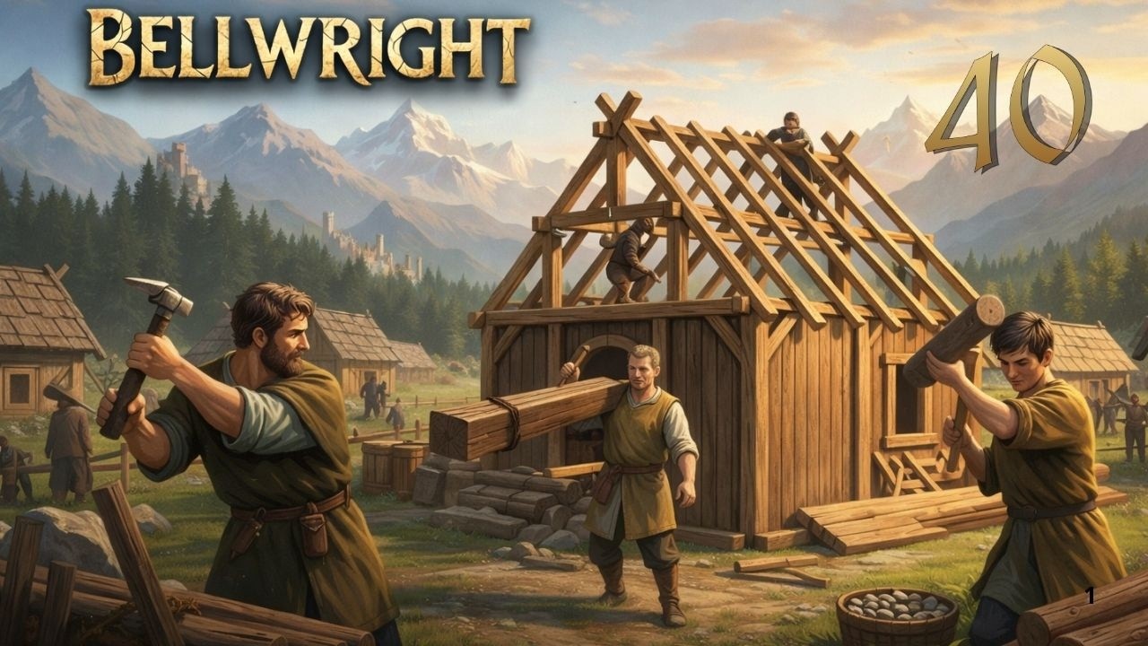 Bellwright S01 Ep40 - J'vais pas vous mentir, a regarder en X2 Dans quelle galère est-on parti !