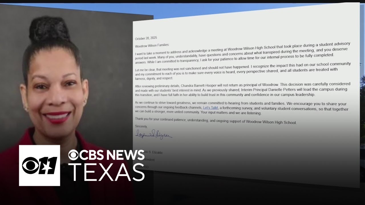 Dallas high school principal removed after race-based student meeting
