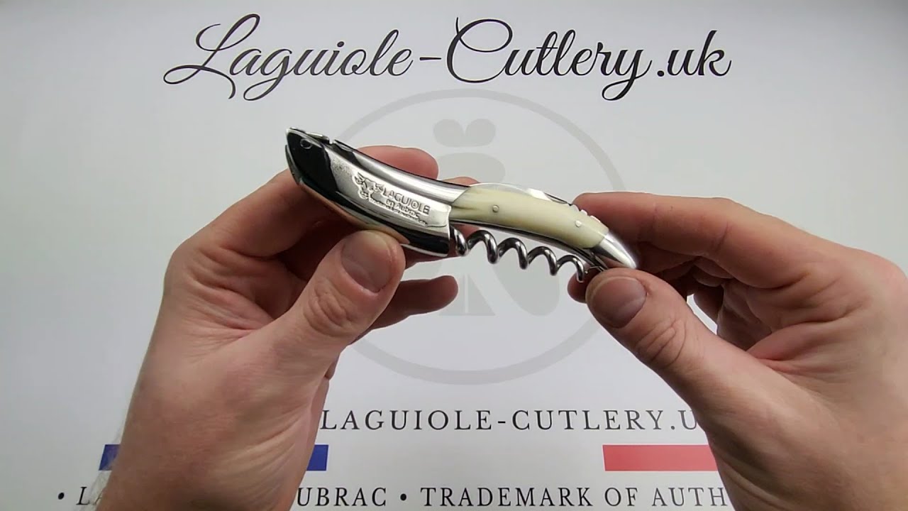Laguiole Sommelier Corkscrew Cattle Bone | Laguiole UK