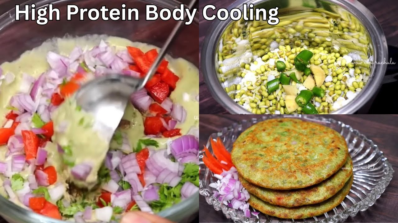 High Protein Body Cooling Breakfast Recipe | Moong Sabudana Pancakes Recipe | Weightloss Breakfast 