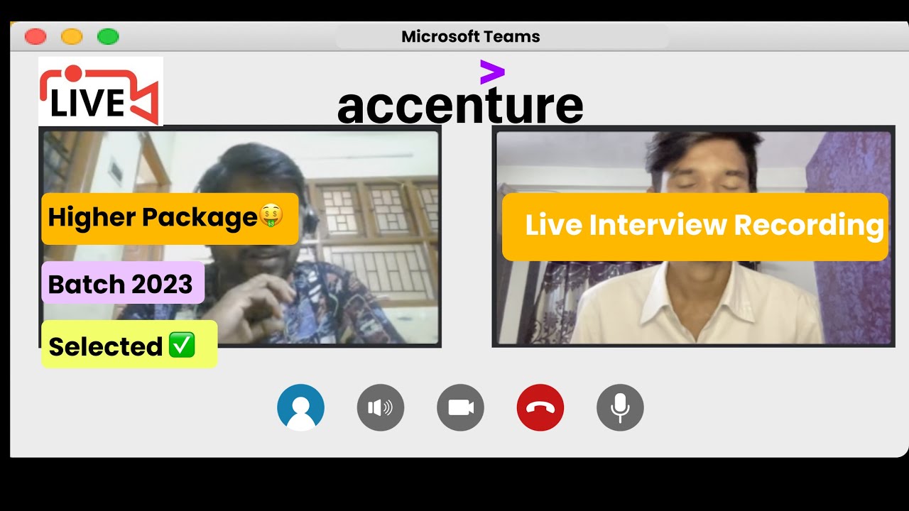 Accenture Live Interview Experience | On Campus 2023 Batch | Higher Package