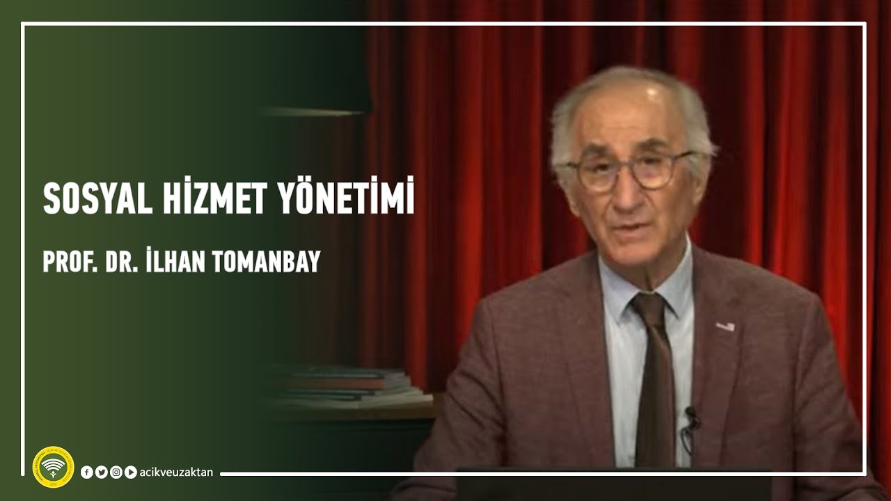 AUZEF Canlı Ders | Sosyal Hizmet Yönetimi