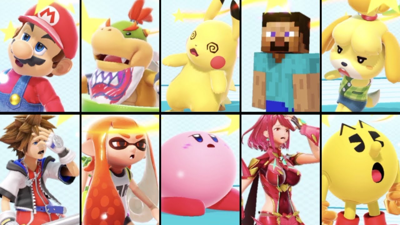 Super Smash Bros. Ultimate - All characters dizzy animations‼️ （full edition）
