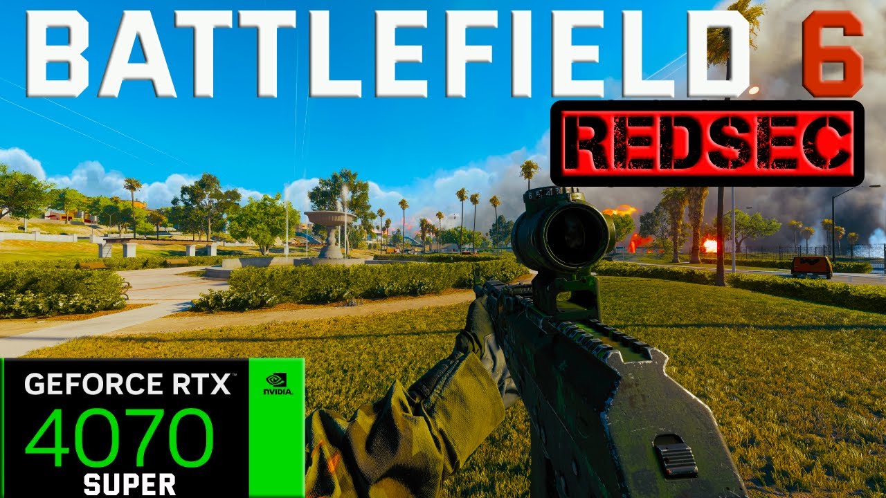 Battlefield 6 REDSEC - RTX 4070 SUPER X 7800X3D 1440P DLSS - FPS Test