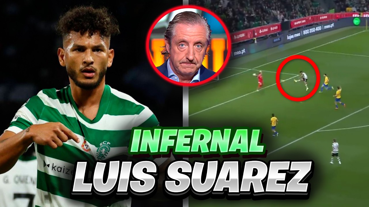 PRENSA MUNDIAL se RINDE a DOBLETE de GOLES de LUIS SUAREZ SPORTING vs ESTORIL