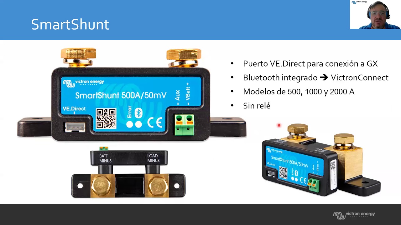 Webinar con Victron - Monitorización, programación y accesorios.