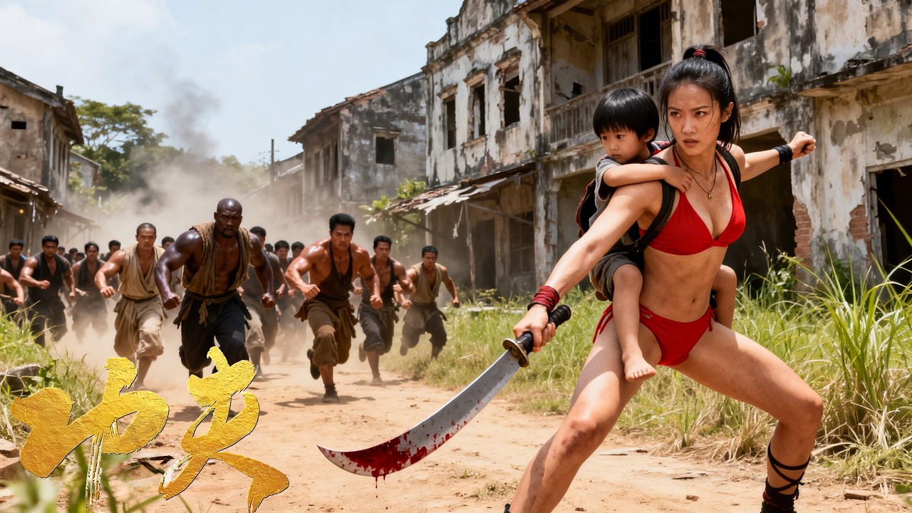 黑幫瘋狂追殺美女，怎料她竟是頂級高手！#兄弟 #武术 #kungfu