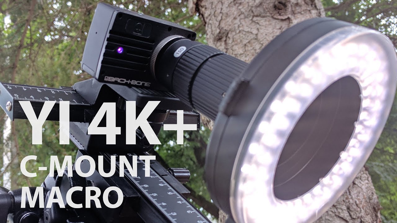 Insane Macro Using C-Mount & Yi 4K+