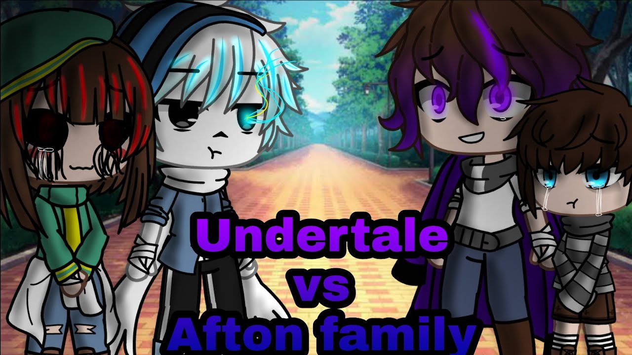 Afton family vs Undertale singing battle ||  Gacha club || 🇮🇹/🇬🇧