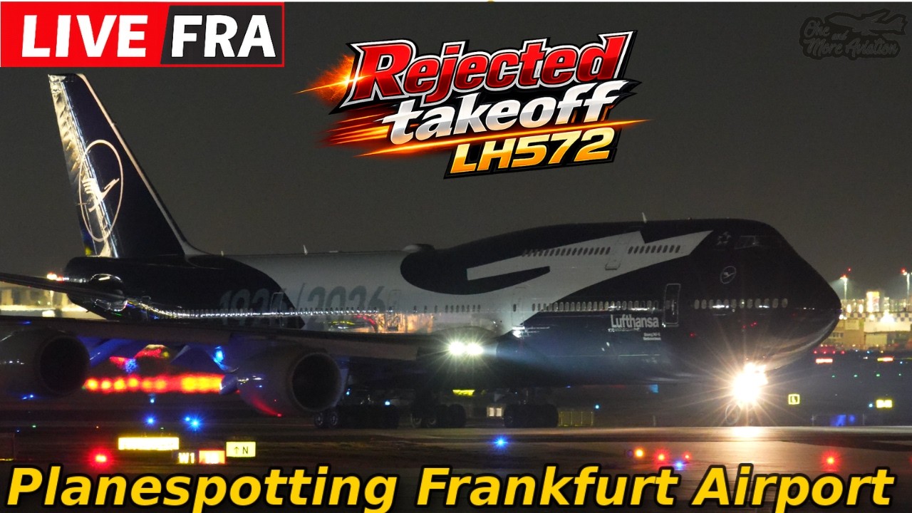 🔴Live Saturday night Planespotting Frankfurt Airport 🛫LH572 D-ABYN 🛫JNB