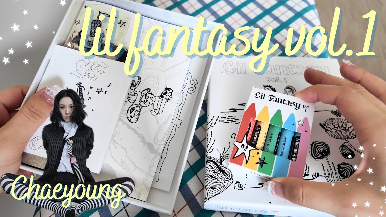 coloring book or album? TWICE CHAEYOUNG LIL FANTASY vol.1 CANVAS VER.