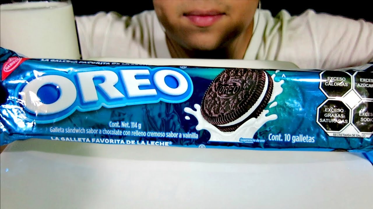 ASMR MUKBANG | COMIENDO GALLETAS OREO CON LECHE | SIN HABLAR.