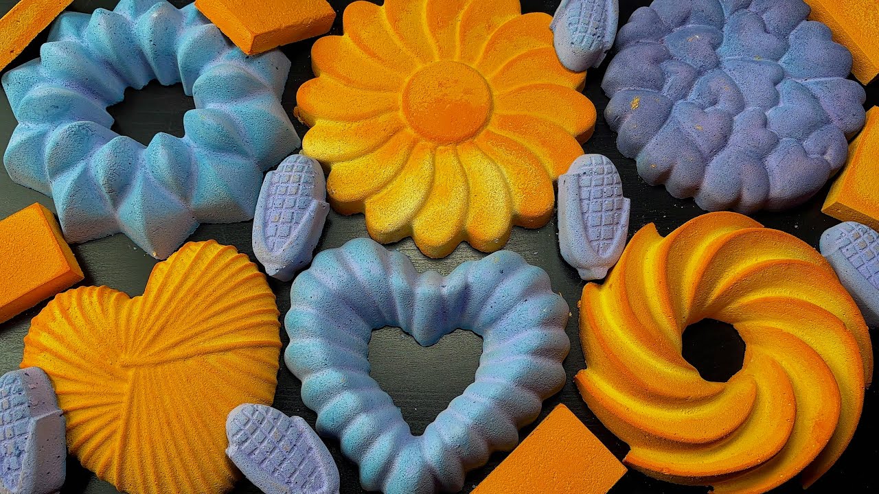 Yellow & Purple Gym Chalk Reforms #satisfying 