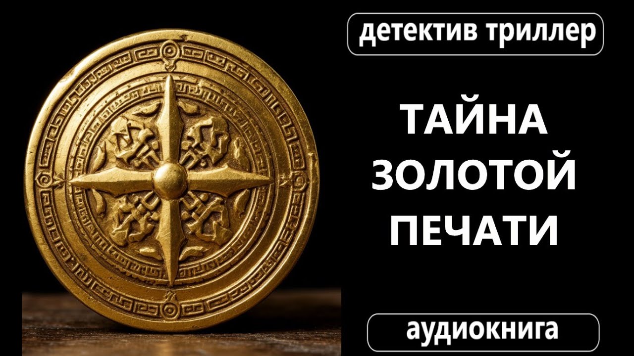 🏺ДЕТЕКТИВ: ПОЛНАЯ ВЕРСИЯ АУДИОКНИГИ: 💀 ТАЙНА ЗОЛОТОЙ ПЕЧАТИ // #детектив #мистика #триллер
