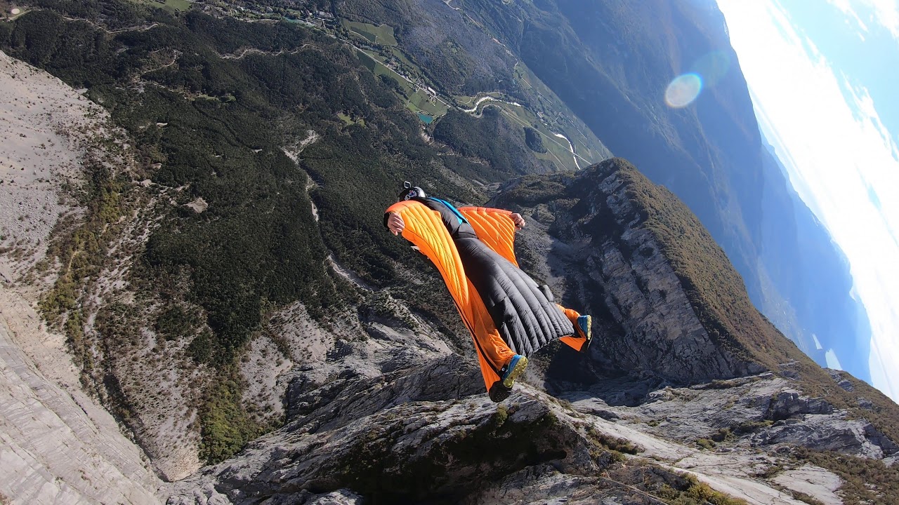 First Wingsuit BASE Jump
