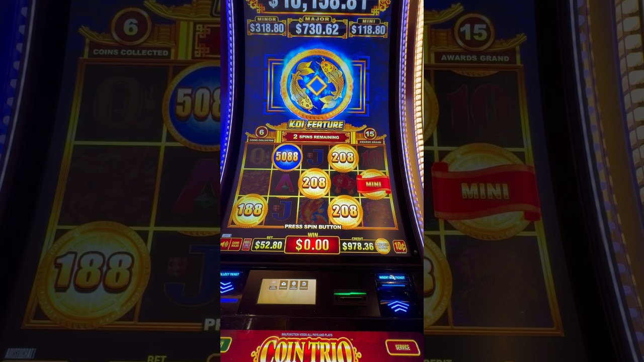 💰MAX BET $52.80 COIN TRIO W/ONE COIN AT HARD ROCK TAMPA CASINO! 