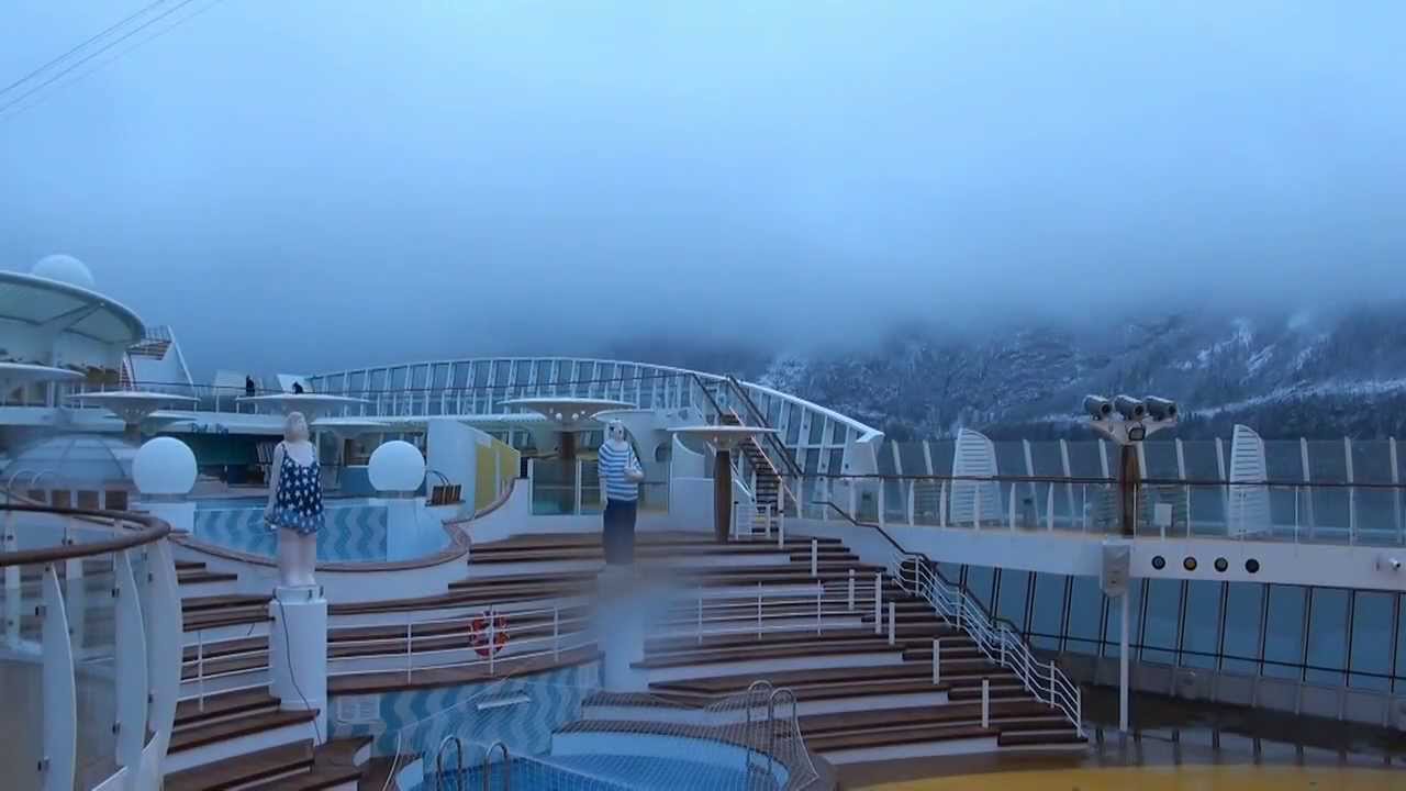 AIDAstella Einlaufen Eidfjord 2.Mai 2013