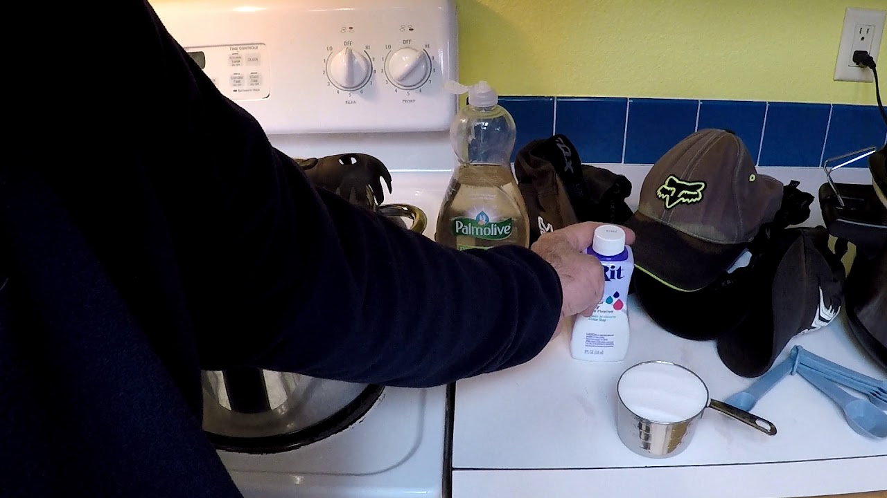 How to fix sweat stained or faded hats