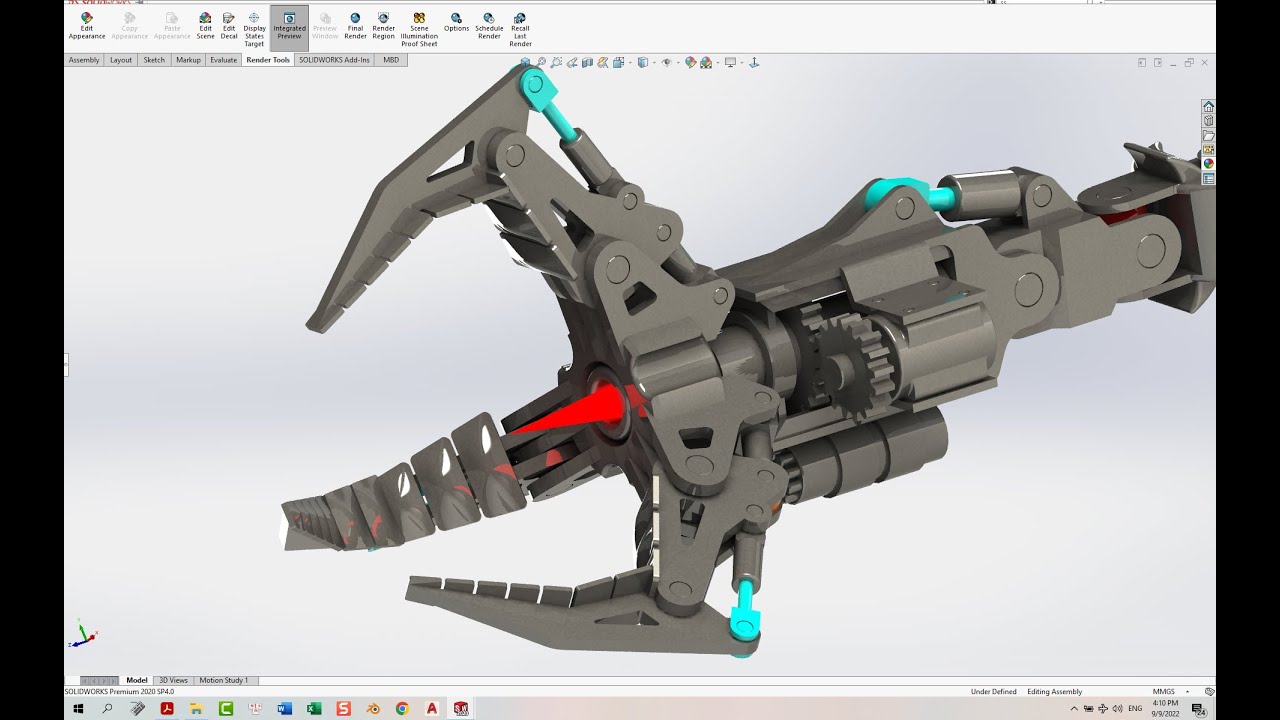 LUYỆN VẼ 3D TRÊN SOLIDWORKS BÀI 27 - OCTOPUS - ARM - SPIDERMAN
