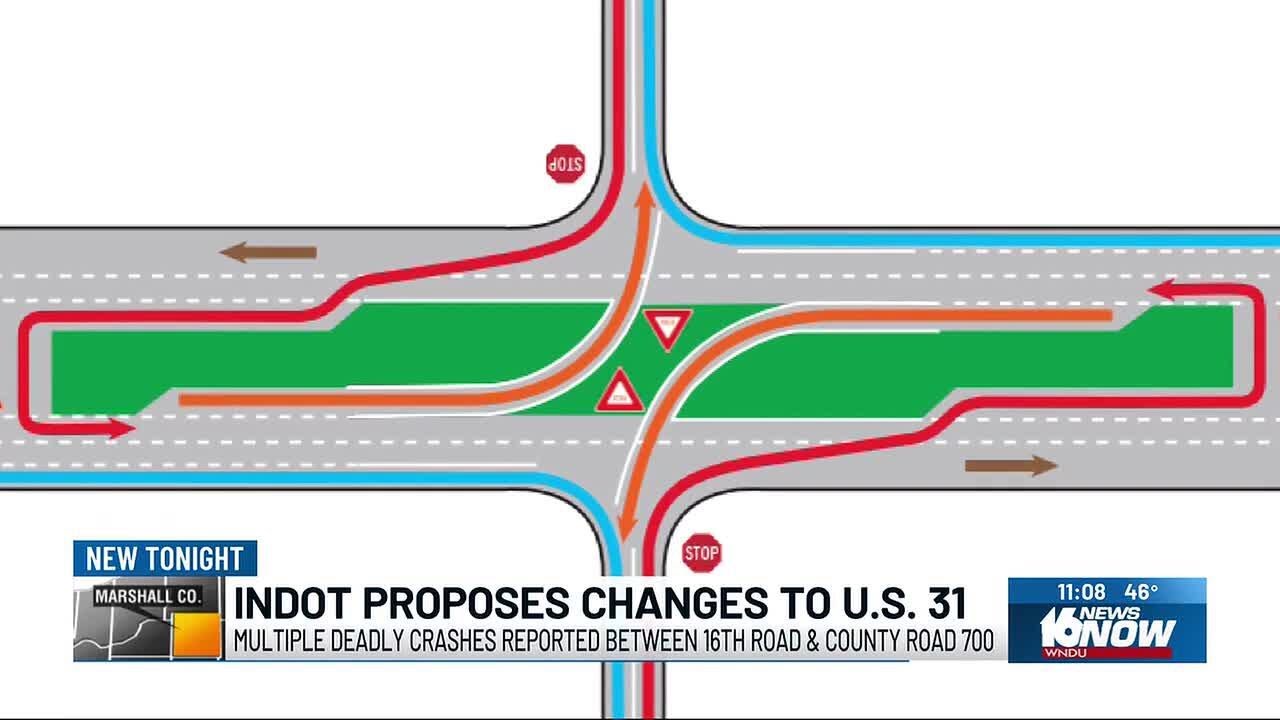 INDOT proposes US 31 redesign after fatal Marshall County crashes