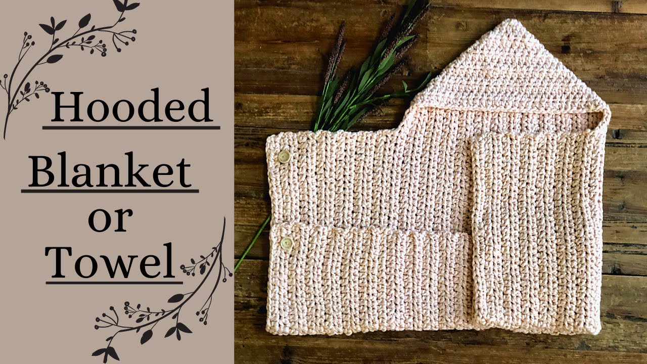 Easy How To Crochet A Baby Bath Towel/Hooded Blanket/ Beginner Friendly/Crochet Pattern