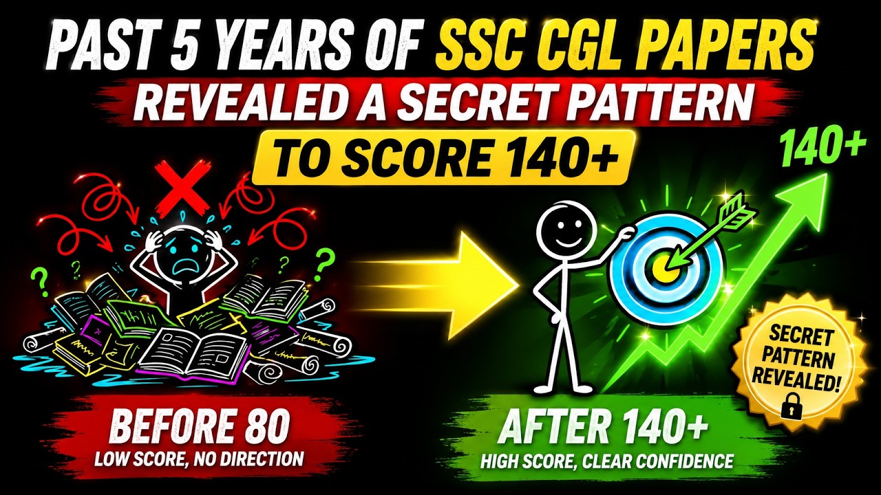 SSC CGL 2026: Past 5 Years of PYQ Analysis Reveals the Pattern to Score 140+ Marks