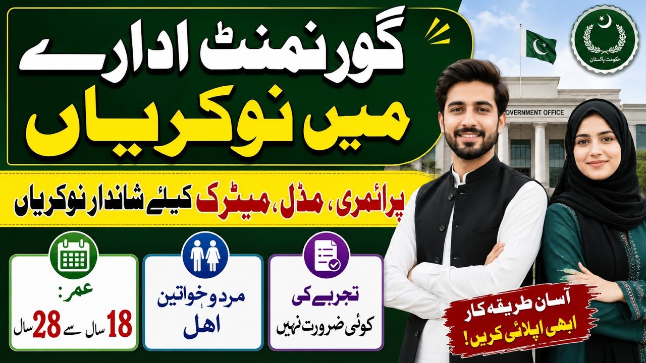 Government Jobs 2026 | Public Sector Jobs Pakistan | Latest Government Vacancies | Apply Online