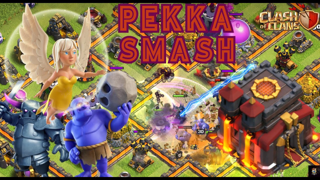 Farm loot with PEKKA smash  at TH10!! TH10 farm to MAX | coc