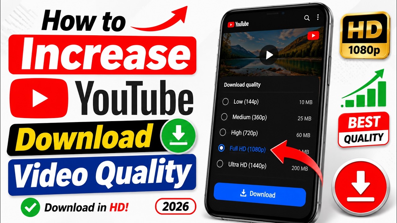 Как улучшить качество скачиваемых видео на YouTube (2026) | Скачивание видео в HD на YouTube