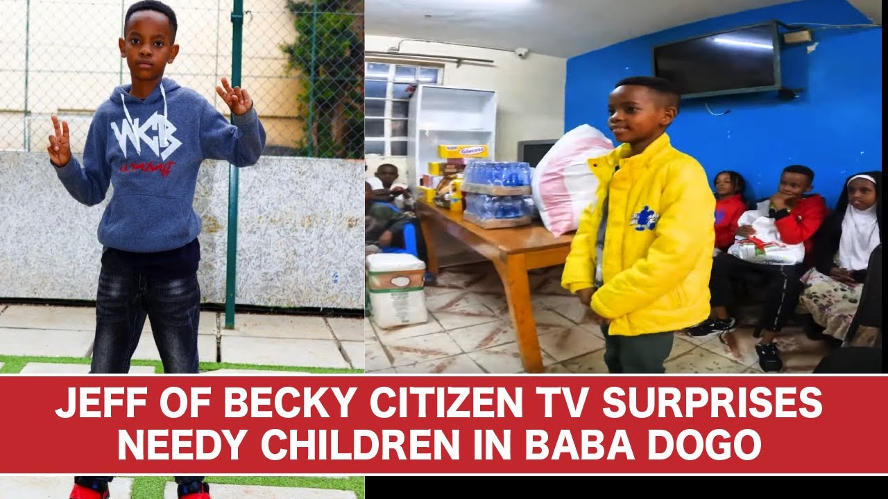 JEFF OF BECKY Citizen TV surprises  Tree House Children's Family alongside Gifted Kids